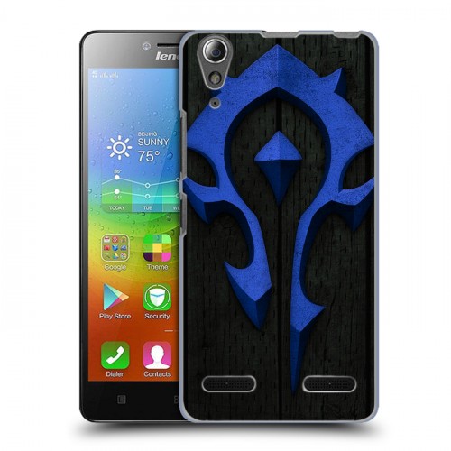 Дизайнерский пластиковый чехол для Lenovo A6000 World of warcraft