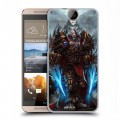 Дизайнерский пластиковый чехол для HTC One E9+ World of warcraft