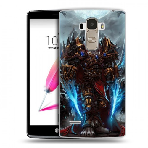 Дизайнерский силиконовый чехол для LG G4 Stylus World of warcraft