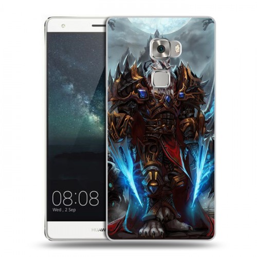 Дизайнерский пластиковый чехол для Huawei Mate S World of warcraft