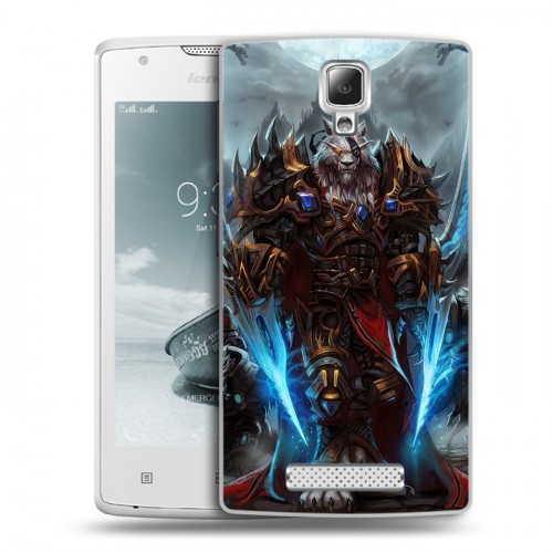 Дизайнерский пластиковый чехол для Lenovo A1000 World of warcraft