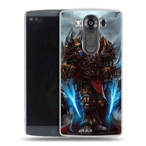 Дизайнерский пластиковый чехол для LG V10 World of warcraft