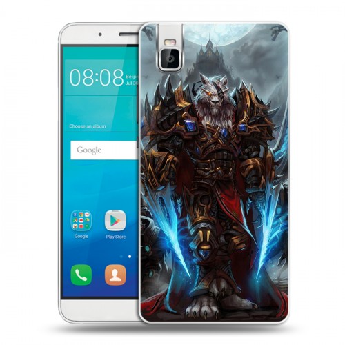 Дизайнерский пластиковый чехол для Huawei ShotX World of warcraft