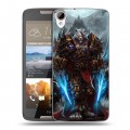 Дизайнерский пластиковый чехол для HTC Desire 828 World of warcraft