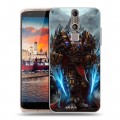 Дизайнерский пластиковый чехол для ZTE Axon Mini World of warcraft