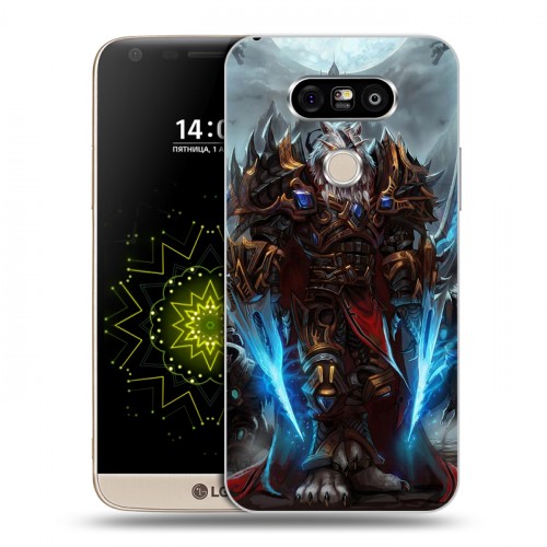 Дизайнерский пластиковый чехол для LG G5 World of warcraft