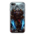 Дизайнерский силиконовый чехол для Iphone 7 World of warcraft