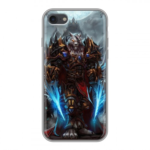 Дизайнерский силиконовый чехол для Iphone 7 World of warcraft