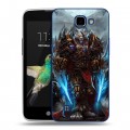 Дизайнерский пластиковый чехол для LG K4 World of warcraft