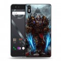 Дизайнерский пластиковый чехол для BQ Aquaris X5 World of warcraft