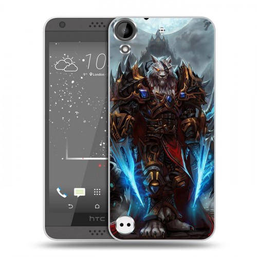 Дизайнерский пластиковый чехол для HTC Desire 530 World of warcraft