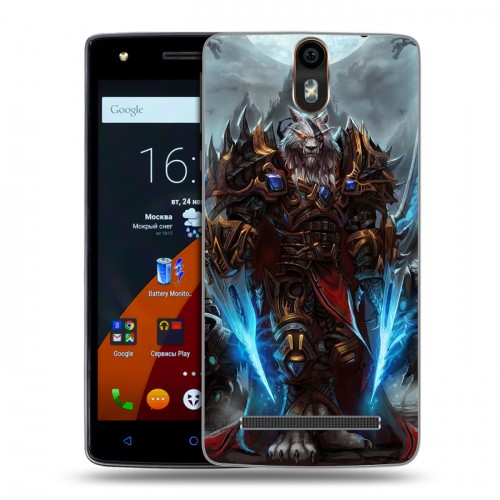 Дизайнерский силиконовый чехол для Wileyfox Storm World of warcraft