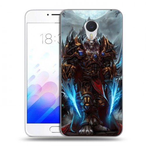 Дизайнерский пластиковый чехол для Meizu M3E World of warcraft