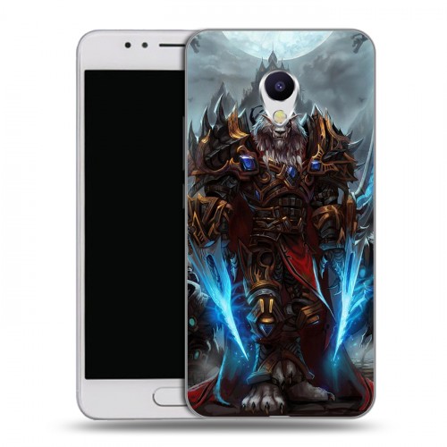 Дизайнерский силиконовый чехол для Meizu M5s World of warcraft