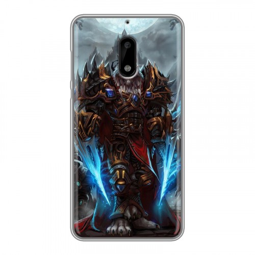 Дизайнерский пластиковый чехол для Nokia 6 World of warcraft