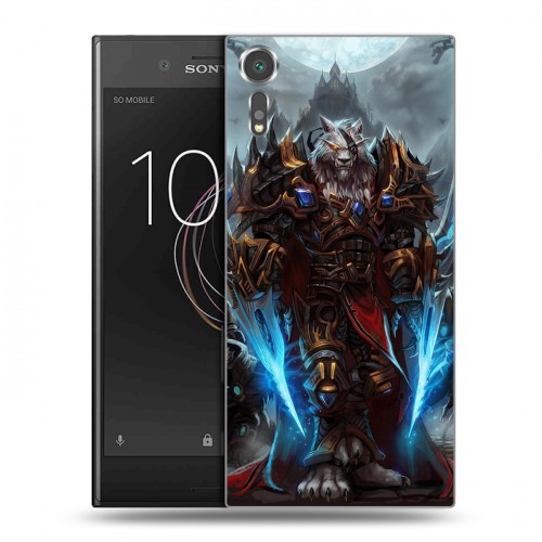 Дизайнерский пластиковый чехол для Sony Xperia XZs World of warcraft