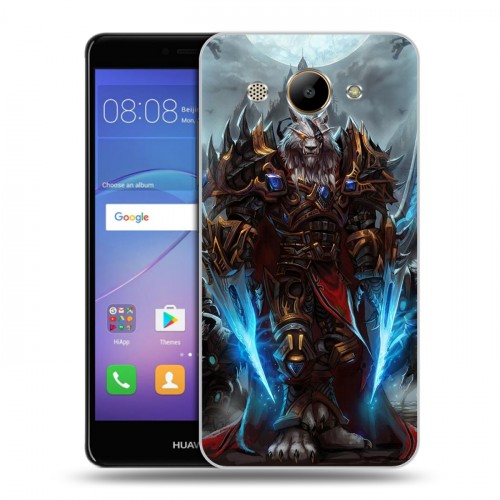 Дизайнерский пластиковый чехол для Huawei Y3 (2017) World of warcraft