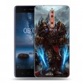 Дизайнерский пластиковый чехол для Nokia 8 World of warcraft