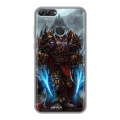 Дизайнерский силиконовый чехол для Huawei P Smart World of warcraft