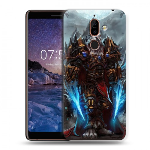 Дизайнерский пластиковый чехол для Nokia 7 Plus World of warcraft