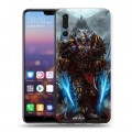 Дизайнерский силиконовый с усиленными углами чехол для Huawei P20 Pro World of warcraft