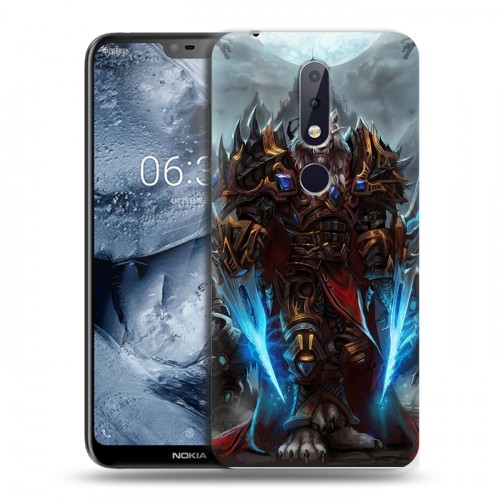 Дизайнерский пластиковый чехол для Nokia 6.1 Plus World of warcraft