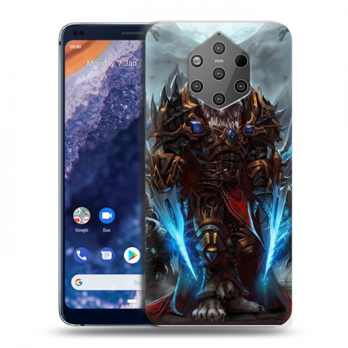 Дизайнерский силиконовый чехол для Nokia 9 PureView World of warcraft