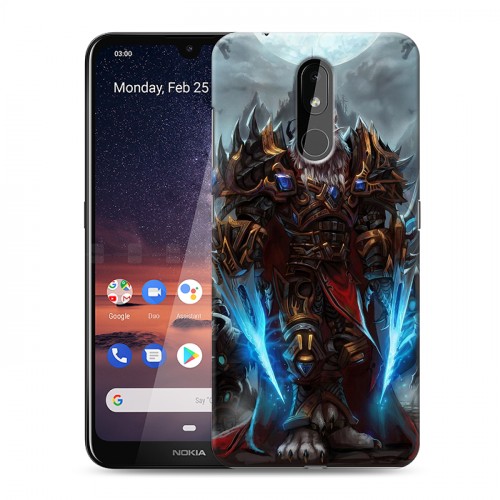 Дизайнерский силиконовый чехол для Nokia 3.2 World of warcraft