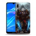 Дизайнерский пластиковый чехол для Huawei Y6 (2019) World of warcraft