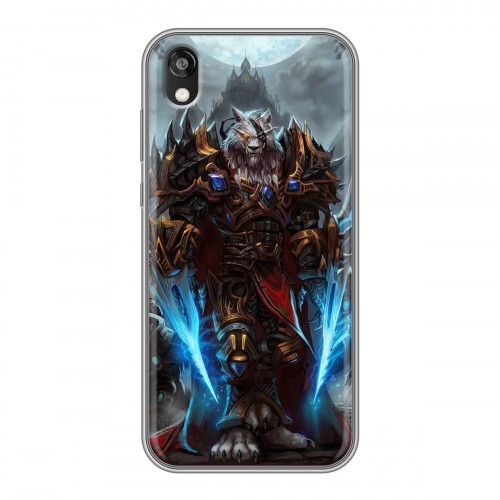 Дизайнерский силиконовый с усиленными углами чехол для Huawei Honor 8s World of warcraft