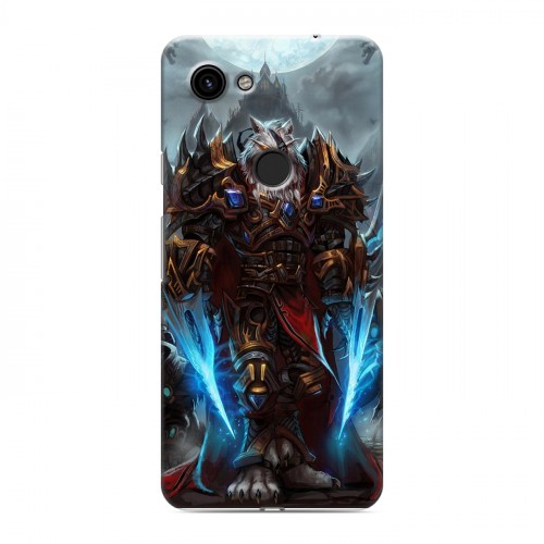 Дизайнерский пластиковый чехол для Google Pixel 3a World of warcraft