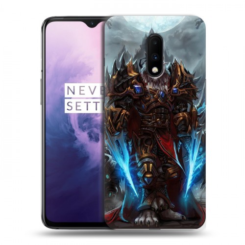 Дизайнерский пластиковый чехол для OnePlus 7 World of warcraft