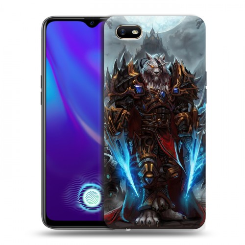 Дизайнерский силиконовый с усиленными углами чехол для OPPO A1k World of warcraft