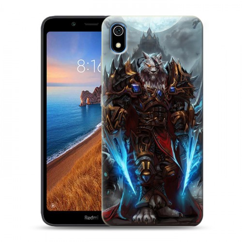 Дизайнерский силиконовый чехол для Xiaomi RedMi 7A World of warcraft