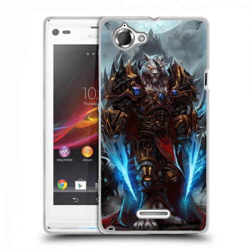 Дизайнерский пластиковый чехол для Sony Xperia L World of warcraft