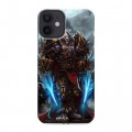 Дизайнерский силиконовый с усиленными углами чехол для Iphone 12 Mini World of warcraft