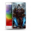 Дизайнерский пластиковый чехол для Lenovo S920 World of warcraft