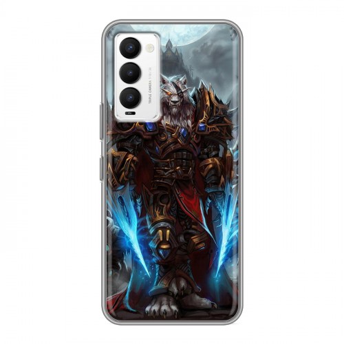 Дизайнерский силиконовый чехол для Tecno Camon 18 World of warcraft