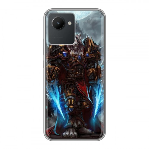 Дизайнерский силиконовый чехол для Realme C30 World of warcraft