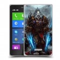 Дизайнерский силиконовый чехол для Nokia XL World of warcraft