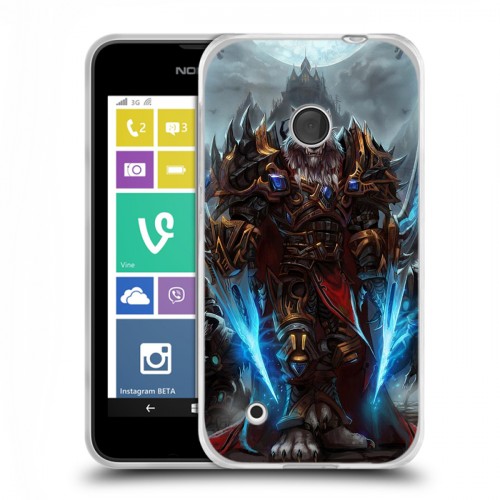 Дизайнерский пластиковый чехол для Nokia Lumia 530 World of warcraft