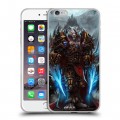 Дизайнерский силиконовый чехол для Iphone 6 Plus/6s Plus World of warcraft