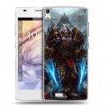 Дизайнерский пластиковый чехол для Prestigio Grace World of warcraft