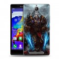 Дизайнерский пластиковый чехол для Lenovo P90 World of warcraft