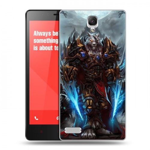 Дизайнерский пластиковый чехол для Xiaomi RedMi Note World of warcraft