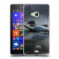 Дизайнерский пластиковый чехол для Microsoft Lumia 540 Танки