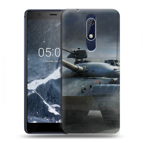 Дизайнерский пластиковый чехол для Nokia 5.1 Танки