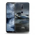 Дизайнерский пластиковый чехол для Nokia 6.1 Plus Танки