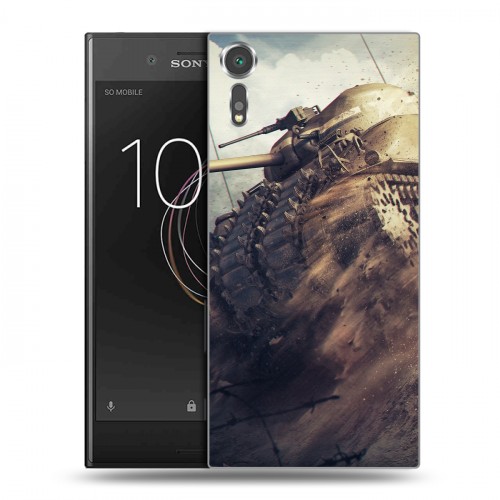 Дизайнерский пластиковый чехол для Sony Xperia XZs Танки