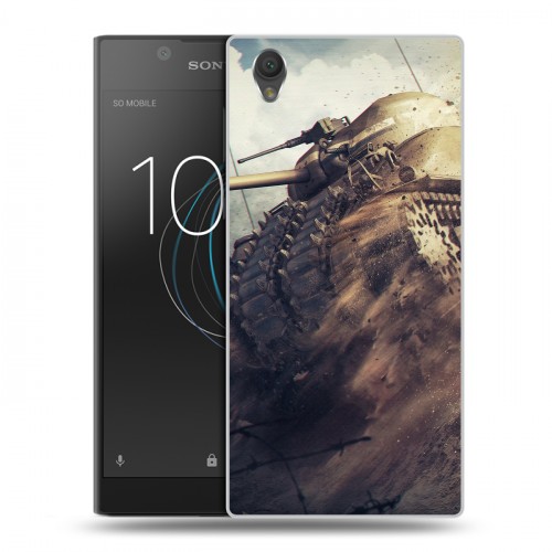 Дизайнерский пластиковый чехол для Sony Xperia L1 Танки